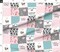 Farm Life Wholecloth Cows Animals Cheater Quilt Topper Baby Girl Nursery Custom Printed Fabric by Spoonflower Various Fabrics by the Yard or Fat Quarter